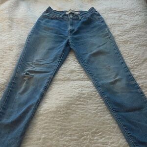 Levi's Blue Straight Leg Women's Jeans
